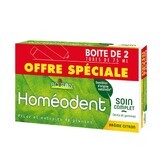 Boiron Homeodent Complete Care Tandpasta voor Tanden en Tandvlees Citroen 2x75ml