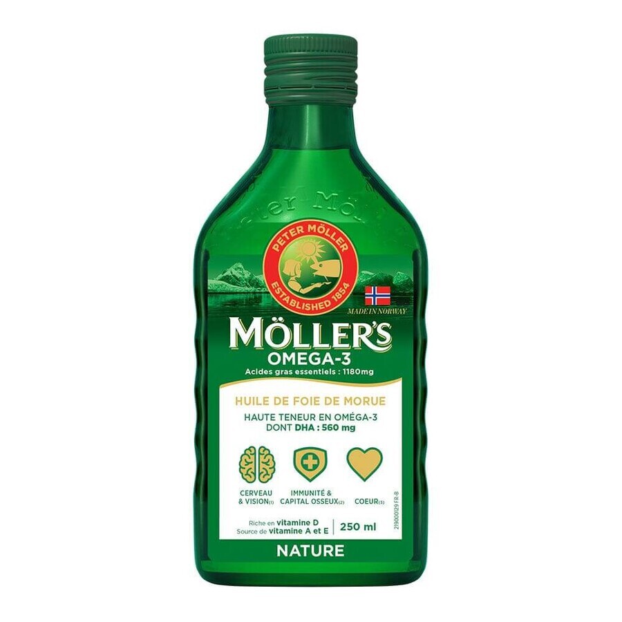 Comprar Aceite de hígado de bacalao Moller'S líquido sin aroma 250 ml Aceite de hígado de bacalao Moller'S líquido sin aroma 250 ml