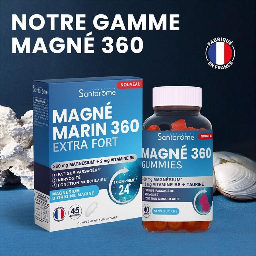 Santarome Magnesium 360 mg Entspannung Zuckerfrei 40 Kaugummi Santarome Magnesium 360 mg Entspannung Zuckerfrei 40 Kaugummi