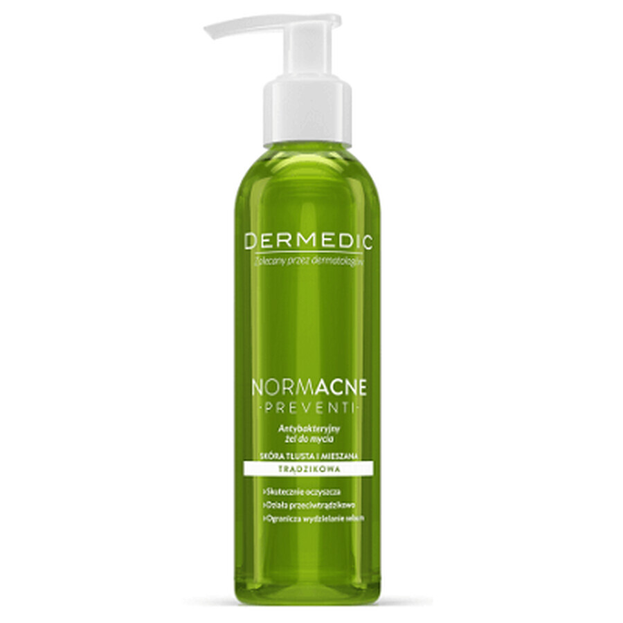 Dermedic NormAcne Antibacterial Cleansing Gel, 200ml