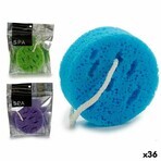 Body Sponge Circular Sponge 18 x 4 x 20 cm (36 Units) Body Sponge Circular Sponge 18 x 4 x 20 cm (36 Units)