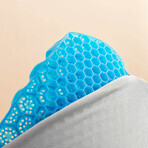 Gel Lumbar Cushion with Removable Cover Glushion InnovaGoods Gel Lumbar Cushion with Removable Cover Glushion InnovaGoods