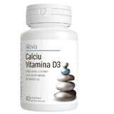 Calcium Vitamin D3, 40 tablets, Alevia