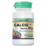 Calcium+Vitamin D3, 30 tablets, Cosmopharm