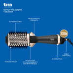 Brosse à coiffer TM Electron 220-240V 50-60Hz Brosse à coiffer TM Electron 220-240V 50-60Hz