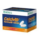 Calcivid - Citrate formulation, 30 tablets, Beres Pharmaceuticals Co