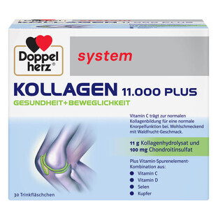 Kollagen 11.000 Plus, 30 single-dose vials, Doppelherz