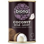 Kokosmelk Light Bio, 400 ml, Biona Kokosmelk Light Bio, 400 ml, Biona