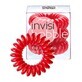 Invisibobble Gomme per capelli senza traccia Rosso lampone, 3 pezzi