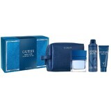 Guess Seductive Homme Blue set apă de toaletă, 100 ml + deodorant spray, 226 ml + gel de duș, 100 ml + geantă de cosmetice