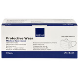 Medical protective mask in 3 layers, 50pcs, Abena