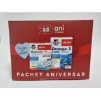 Doppelherz Aktiv Omega 3 1400 +Magnesium Direct 375mg+Vit. B6+B12+foliumzuur 20e verjaardagspakket Doppelherz Aktiv Omega 3 1400 +Magnesium Direct 375mg+Vit. B6+B12+foliumzuur 20e verjaardagspakket
