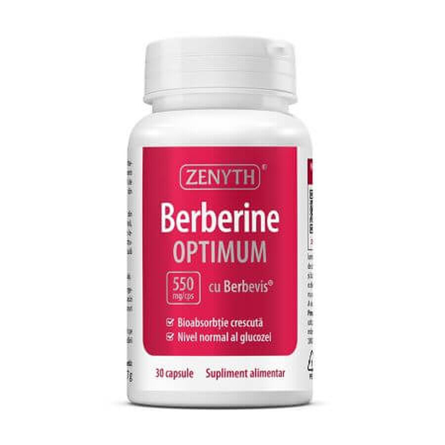 Berberine Optimum, 30 capsules, Zenyth