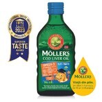 Omega 3 cod liver oil with tutti-frutti flavour for children, 250 ml, Möller's Omega 3 cod liver oil with tutti-frutti flavour for children, 250 ml, Möller's