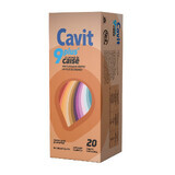Cavit 9 plus apricot, 20 tablets, Biofarm