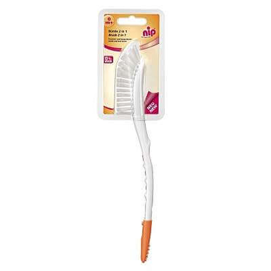 Acquista Spazzola 2 in 1 per biberon e tettarelle, +0 mesi, Nip Spazzola 2 in 1 per biberon e tettarelle, +0 mesi, Nip
