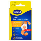 Plasturi pentru indepartarea bataturilor, 4 bucati, Scholl