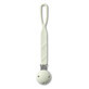 BabyOno, silicone pacifier pendant, green