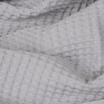 BabyMatex, Prestige Bunny waffle cotton bath cover, 70 cm x 140 cm, grey BabyMatex, Prestige Bunny waffle cotton bath cover, 70 cm x 140 cm, grey