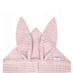 BabyMatex, Prestige Bunny waffle cotton bath cover, 70 cm x 140 cm, pink BabyMatex, Prestige Bunny waffle cotton bath cover, 70 cm x 140 cm, pink