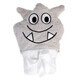 BabyMatex, Jimmy baby terry bath cover, 80 cm x 80 cm, gray monster