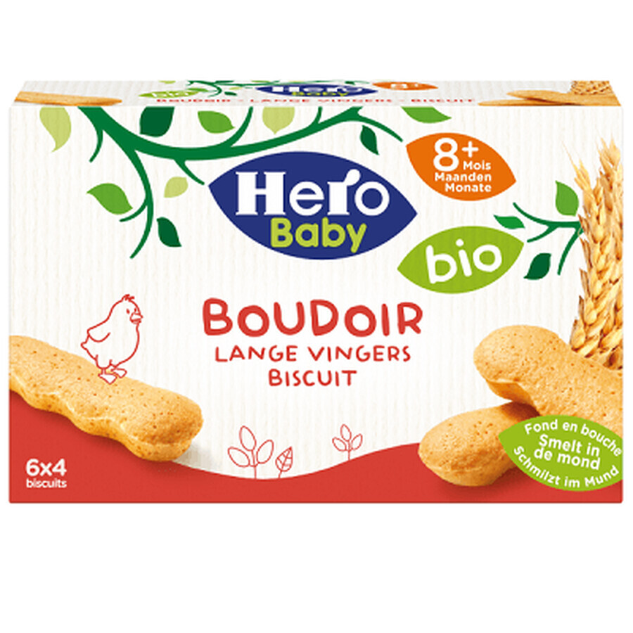 Organic Pisciots, +8 months, 120 g, Hero Baby