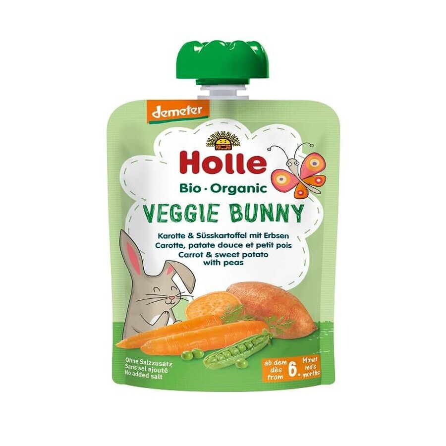 Acquista Purè di carote, patate dolci e piselli, 100 g, Holle Purè di carote, patate dolci e piselli, 100 g, Holle