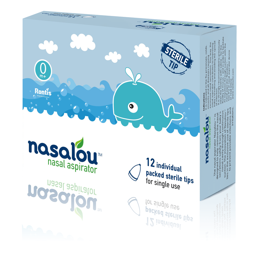 Nasal aspirator refills, 12 pieces, Nasalou