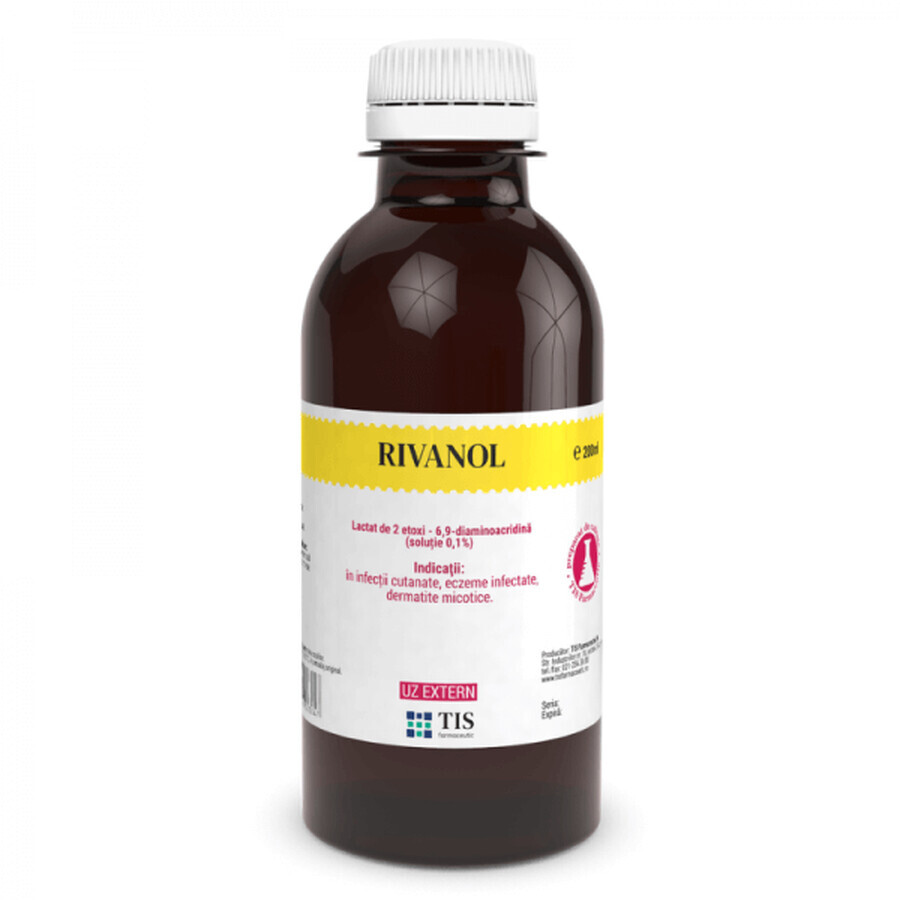 Buy Rivanol 0.1%, 200 ml, Tis Farmaceutic Rivanol 0.1%, 200 ml, Tis Farmaceutic