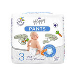 Diaper Pants No. 3, 6-11 kg, 26 pieces, Happy