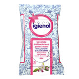 Antibacterial hand wipes with Mar, 15 pieces, Igienol