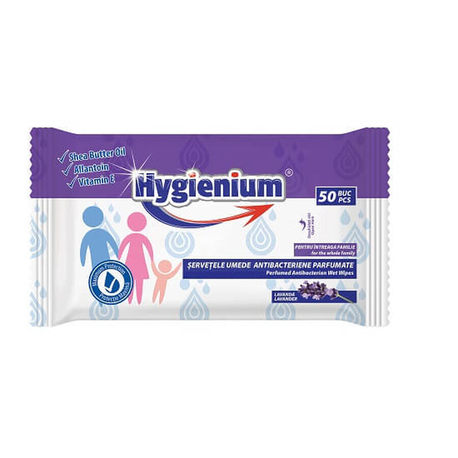 Buy Lavender wet wipes, Family, 50 pcs, Hygienium Lavender wet wipes, Family, 50 pcs, Hygienium