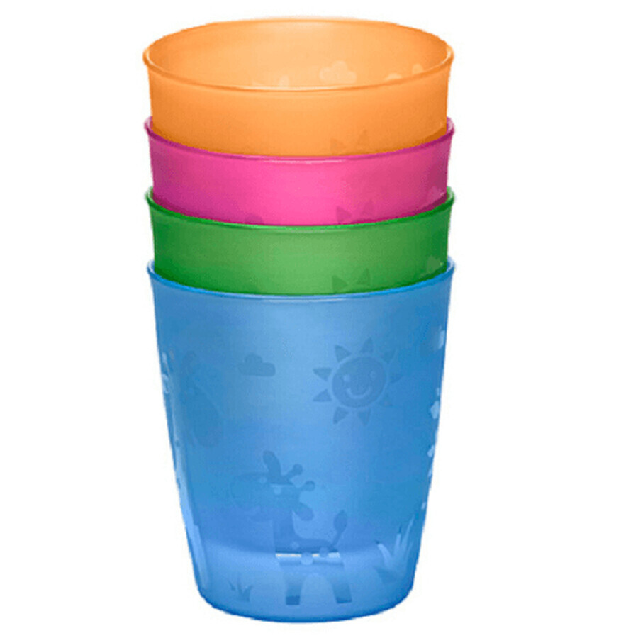 Winkel op Set van 4 glazen 300 ml, +18 maanden, Nip Set van 4 glazen 300 ml, +18 maanden, Nip