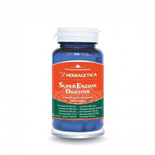Super Enzime Digestive, 60 capsules, Herbagetica