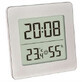 Digital thermometer and hygrometer with clock and alarm, 30.5038.54, TFA