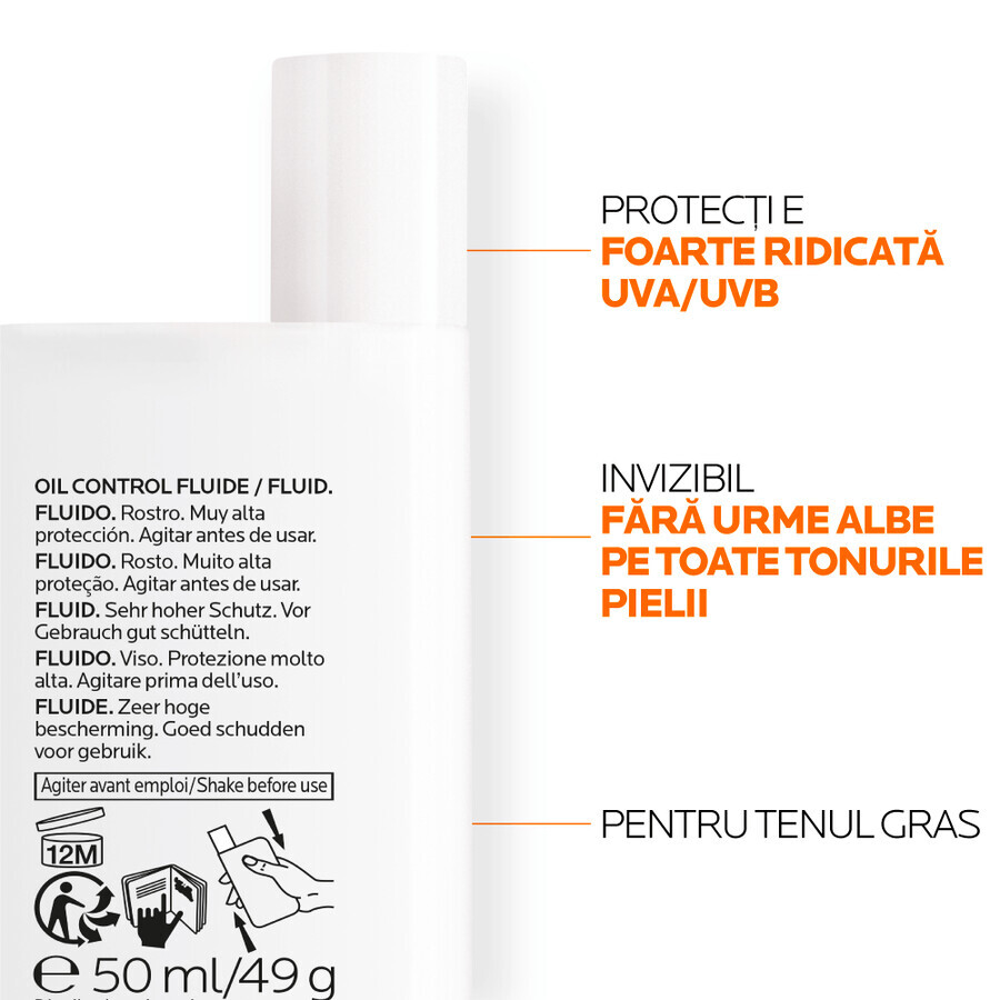 Anthelios UVMune 400 fluido invisibile senza profumo spf50+ La Roche-Posay 50ml