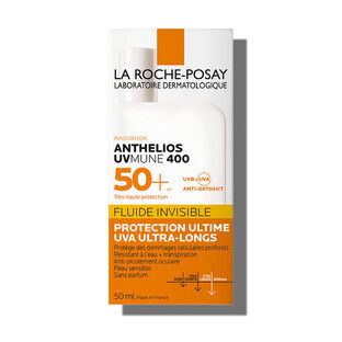 La Roche-Posay Anthelios Invisible Fragrance-Free Fluid for UVmune Sun Protection, SPF 50+, 50 ml