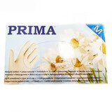 Lightly powdered examination gloves Prima, Size M, 100 pieces, Top Glove