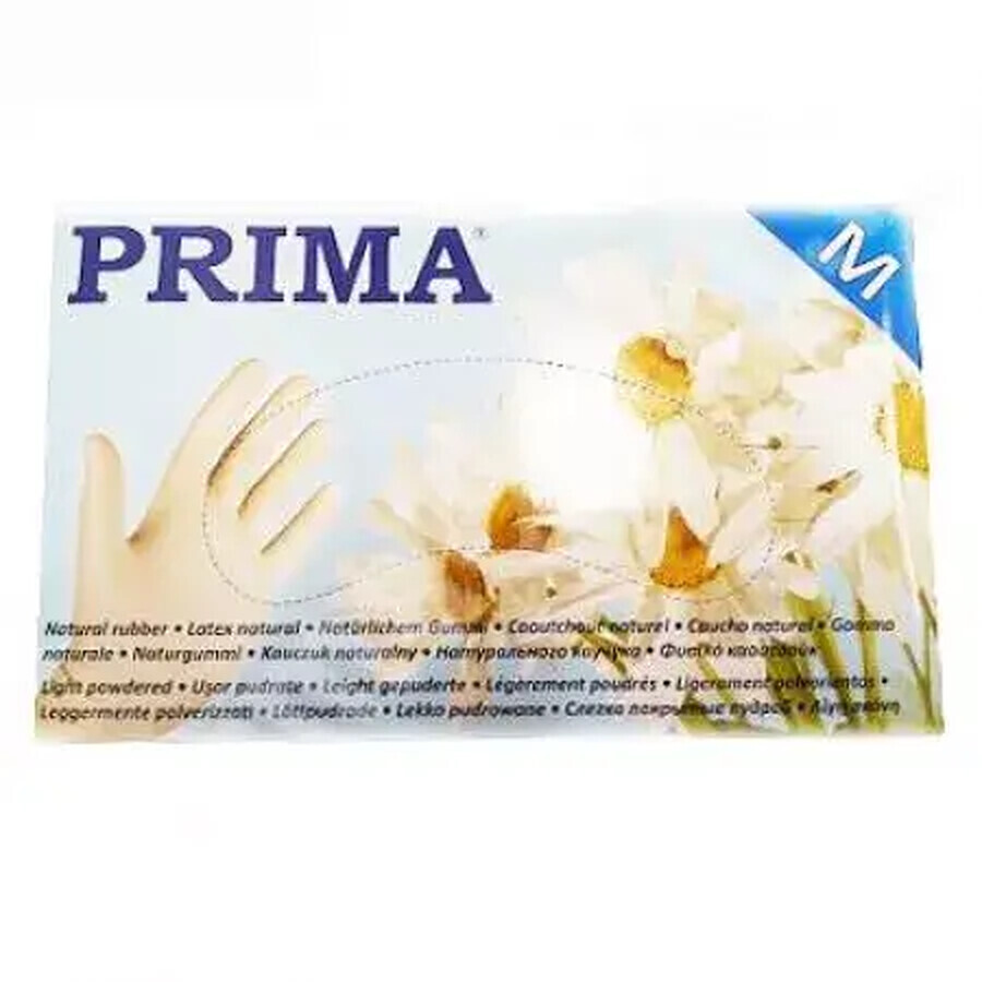Winkel op Prima licht gepoederde onderzoekshandschoenen, maat M, 100 stuks, Top Glove Prima licht gepoederde onderzoekshandschoenen, maat M, 100 stuks, Top Glove