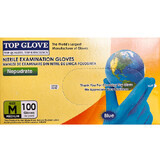 Nitrile Examination Gloves Nepudrate M, 100 pcs, Top Glove