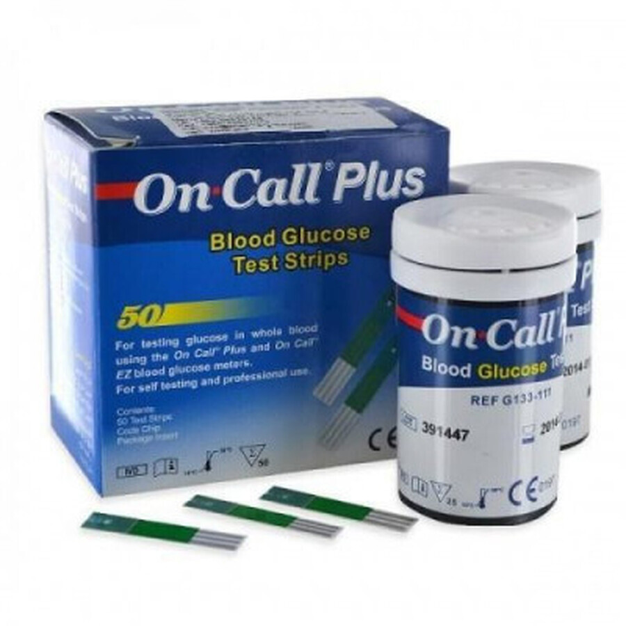 Teste glicemie On Call Plus, 50 bucati, Acon Laboratories Teste glicemie On Call Plus, 50 bucati, Acon Laboratories