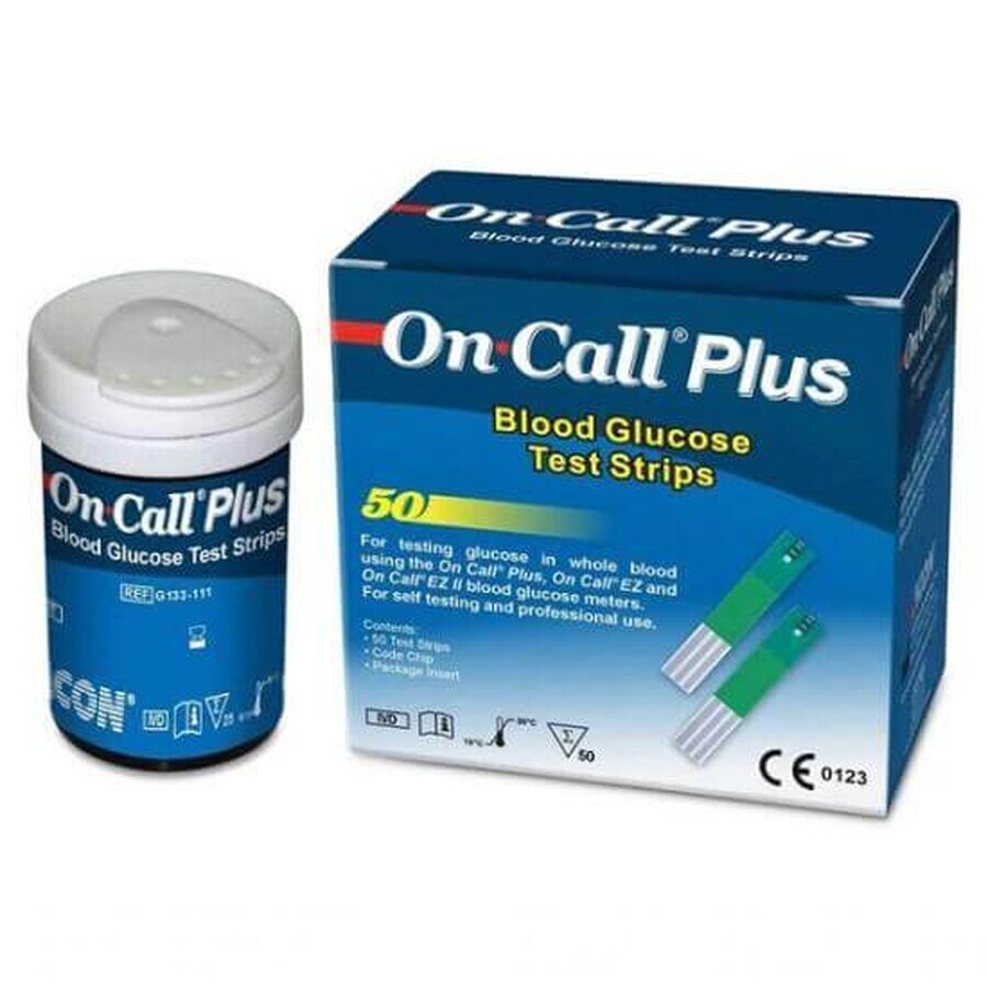 Cumpără Teste glicemie On Call Plus, 50 bucati, Acon Laboratories Teste glicemie On Call Plus, 50 bucati, Acon Laboratories