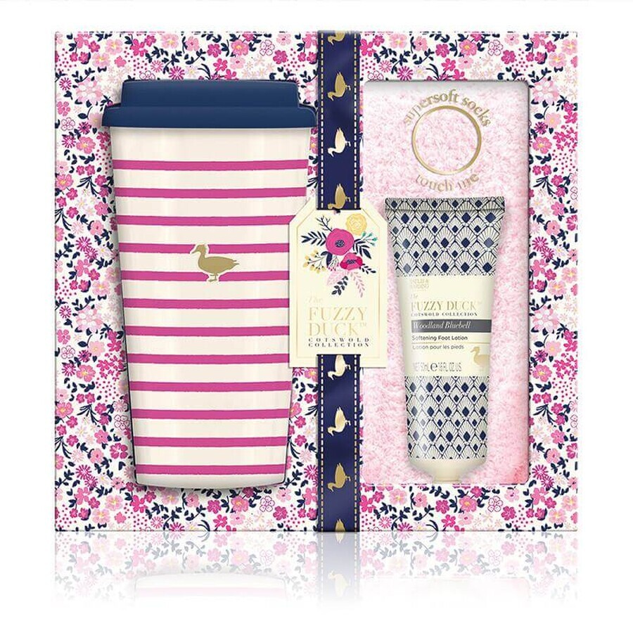 Buy Set 3 pieces FDCF18CUP - Travel Mug/ Foot Lotion 50ml/ Fluffy Socks, BAYLIS & HARDING Set 3 pieces FDCF18CUP - Travel Mug/ Foot Lotion 50ml/ Fluffy Socks, BAYLIS & HARDING