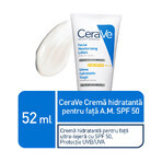 CeraVe Crema Viso Idratante SPF 50, Pelle da normale a secca, 50 ml CeraVe Crema Viso Idratante SPF 50, Pelle da normale a secca, 50 ml