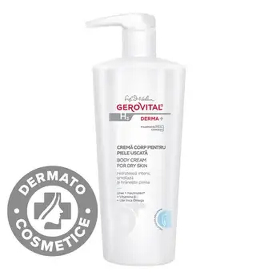 Gerovital H3 Derma+ body cream for dry skin, 500ml, Farmec