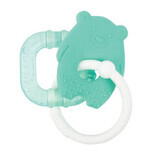 Silicone teething ring with cooling effect, 0 months+, Green, Nattou