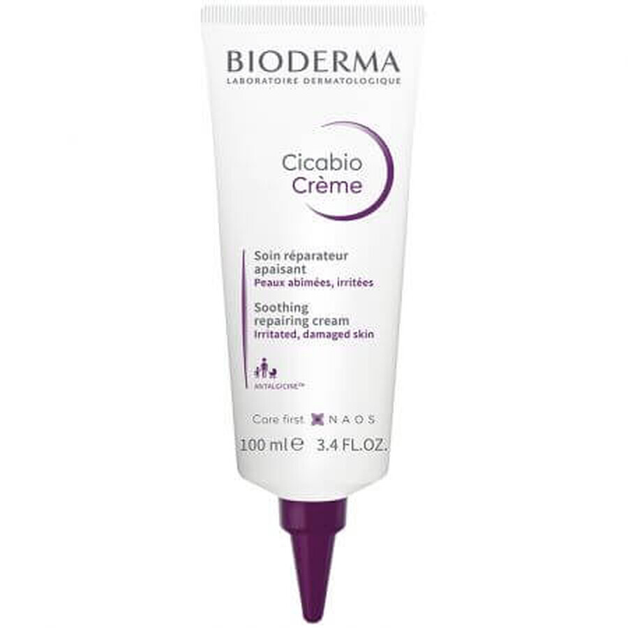 Bioderma Cicabio Moisturising Cream for Irritations and Injuries, 100 ml