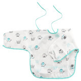 Waterproof bib with sleeves and pocket, Baby Nova