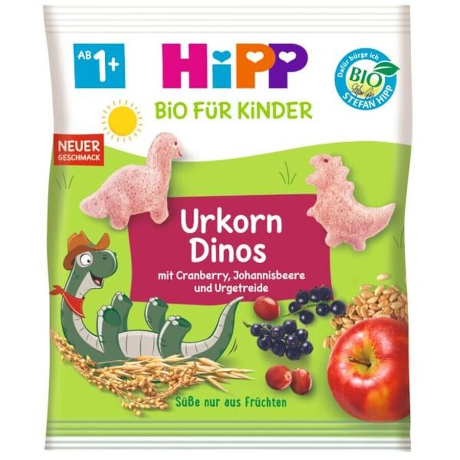 Dinos with cereals, cherries and blackcurrants, 30 g, Hipp