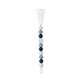 Silicone pacifier chain, blue, Nattou